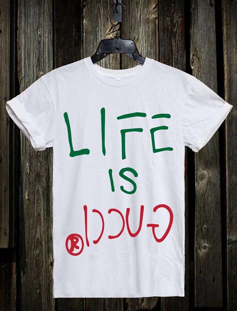 life is gucci mens t shirt|Gucci men's t shirt sale.